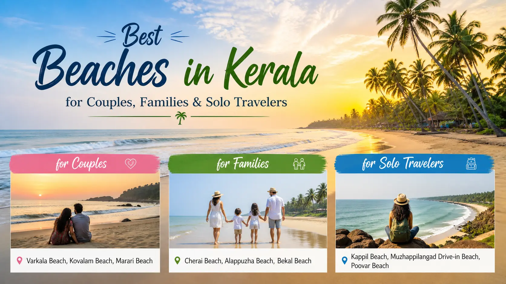best beaches in kerala for couples families solo travelers