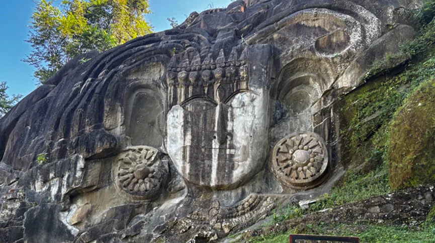 Unakoti Rock Carvings